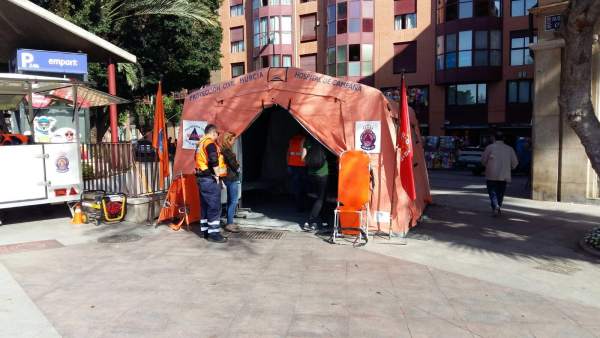 Hospital de campaña, Bando de la Huerta Hospital de campaña, Bando de la Huerta