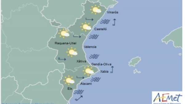 Núvols i temperatures en ascens que arribaran als 27 graus a Gandia i València Núvols i temperatures en ascens que arribaran als 27 graus a Gandia i València