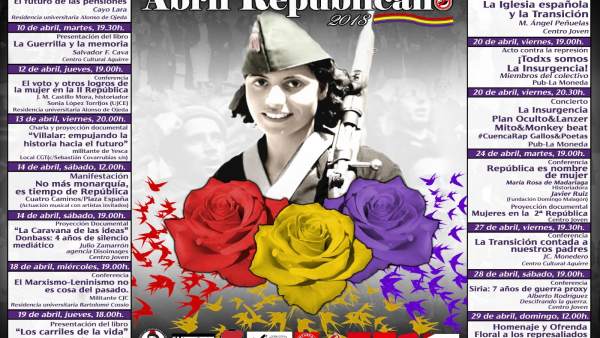 Cartel de 'Abril Republicano' Cartel de 'Abril Republicano'