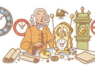 Google dedica su 'doodle' a John Harrison, el relojero inglés que logró medir con precisión la longitud