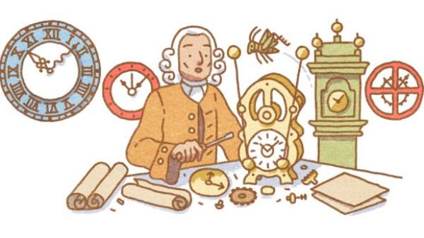 Google dedica su 'doodle' a John Harrison, el relojero inglés que logró medir con precisión la longitud Google dedica su 'doodle' a John Harrison, el relojero inglés que logró medir con precisión la longitud