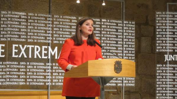 La portavoz de la Junta de Extremadura, Isabel Gil Rosiña La portavoz de la Junta de Extremadura, Isabel Gil Rosiña