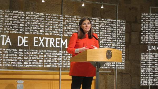 La portavoz de la Junta de Extremadura, Isabel Gil Rosiña La portavoz de la Junta de Extremadura, Isabel Gil Rosiña