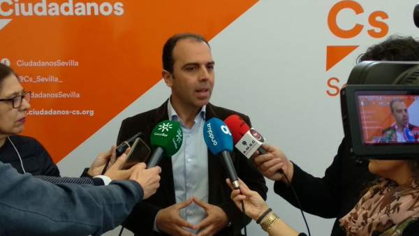 El portavoz de Ciudadanos en el Ayuntamiento de Sevilla, Javier Millán El portavoz de Ciudadanos en el Ayuntamiento de Sevilla, Javier Millán