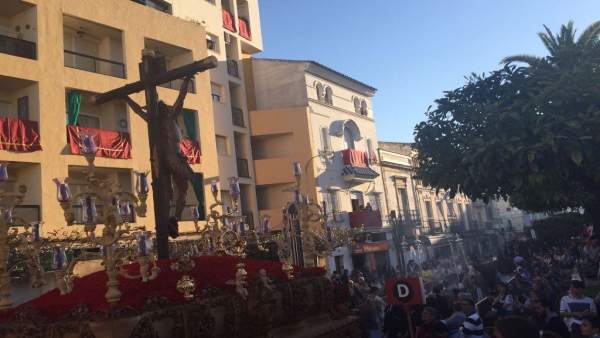 Plano general de una de las procesiones de Alcalá de Guadaíra Plano general de una de las procesiones de Alcalá de Guadaíra