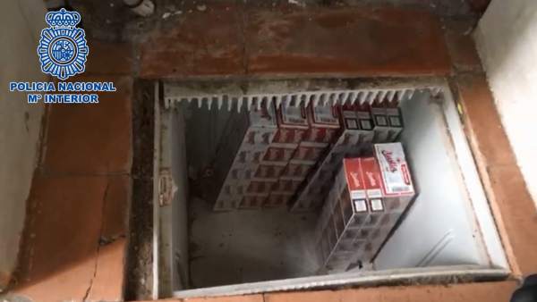Tabaco incautado por la Policía Nacional Tabaco incautado por la Policía Nacional