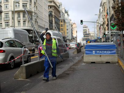 Obras en la Gran Vía