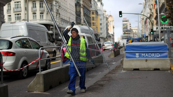 Obras en la Gran Vía Obras en la Gran Vía