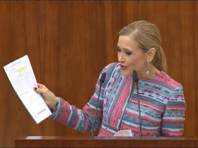 Cifuentes: "Yo realicé y concluí mi máster en 2012"