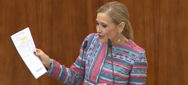Cifuentes: "Yo realicé y concluí mi máster en 2012"