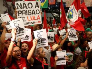 Simpatizantes de Lula