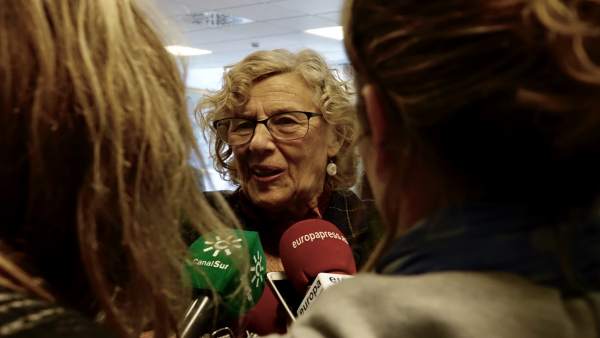 La alcaldesa de Madrid, Manuela Carmena La alcaldesa de Madrid, Manuela Carmena