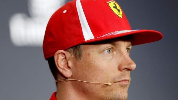Kimi Räikkönen, en una rueda de prensa Kimi Räikkönen, en una rueda de prensa