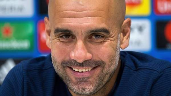 Pep Guardiola, entrenador del Manchester City. Pep Guardiola, entrenador del Manchester City.