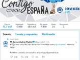 El PP pide en Twitter colaboración sobre "pistas para esclarecer el montaje contra Cifuentes"