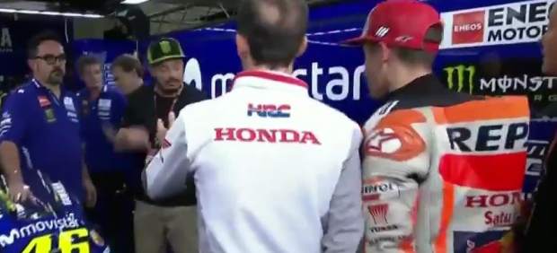 Uccio Salucci y Marc Márquez