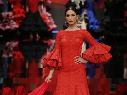Traje de flamenca.