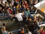 Pelea entre hinchas en la grada del Reus de hockey por gritos de "Puta España"