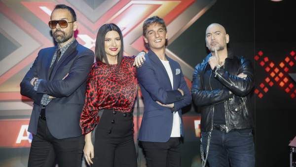 Risto Mejide, Laura Pausini, Xavi Martinez y Fernando Montesinos en la premier del programa de Telecinco 'Factor X'. Risto Mejide, Laura Pausini, Xavi Martinez y Fernando Montesinos en la premier del programa de Telecinco 'Factor X'.