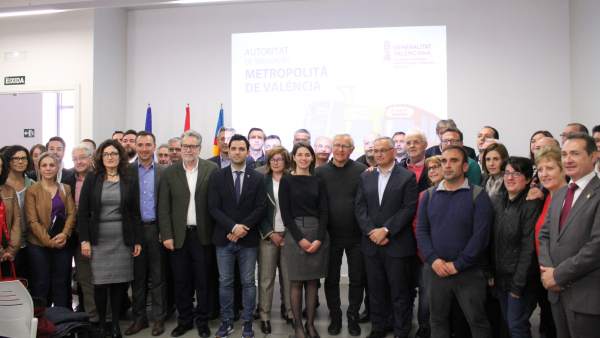 Reunión de alcaldes del área metropolitana de València Reunión de alcaldes del área metropolitana de València