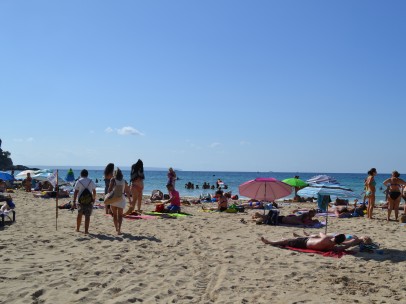 Playa, Cala Major, turistas, sol, bañistas, recurso
