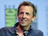 La esposa del presentador Seth Meyers da a luz en el portal de su casa