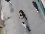 Un detenido y un herido en una pelea a machetazos en el Raval de Barcelona