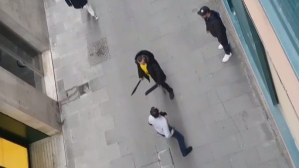 Enfrentamiento a machetazo limpio en Barcelona