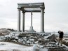 Cuatro Postes nevados