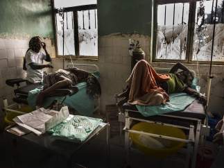 Mujeres en servicio de maternidad en Etiopia.