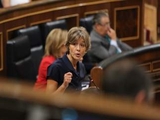 Isabel García Tejerina en la sesión de control al Gobierno en el Congreso