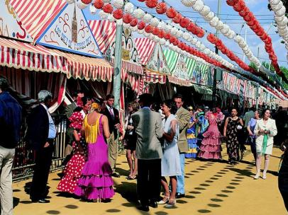 Imagen de la Feria de Abril de Sevilla