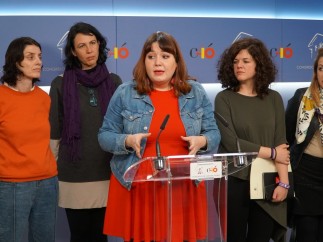 La diputada Ángela Rodríguez en el Congreso