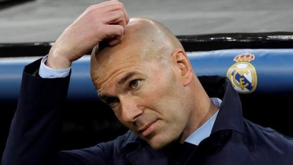 Zinedine Zidane, entrenador del Real Madrid. Zinedine Zidane, entrenador del Real Madrid.