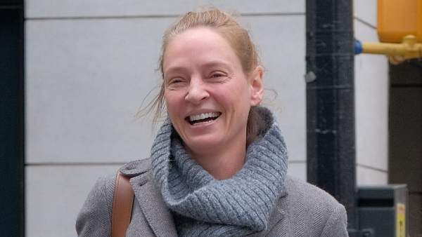 Uma Thurman, pillada sin maquillaje y con canas se ríe de los fotógrafos 677725-600-338