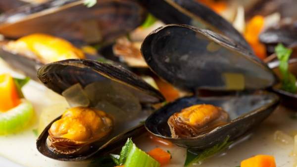 Mejillones en una imagen de archivo. Mejillones en una imagen de archivo.