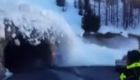 Impresionante avalancha en los Alpes franceses