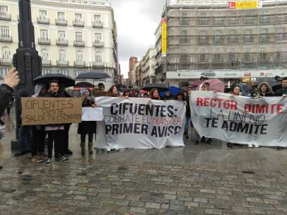 Manifestación de la URJC