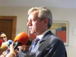 Alfonso Rueda en declaraciones a los medios