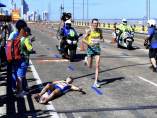 El dramático desmayo de un atleta a punto de ganar una maratón en Australia