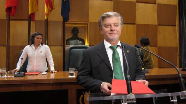 El alcalde de Zaragoza, Pedro Santisteve. El alcalde de Zaragoza, Pedro Santisteve.