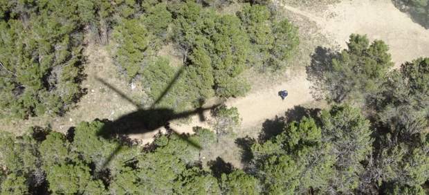 Rescate de bomberos de Alicante, rescate, monte, helicóptero