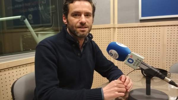 Borja Sémper, durante la entrevista de este lunes Borja Sémper, durante la entrevista de este lunes