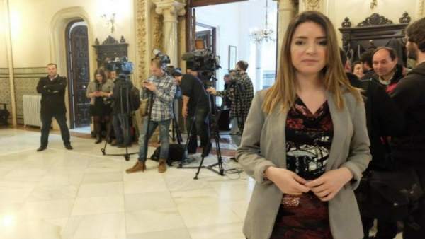 La diputada de Unidos Podemos Ana Terrón La diputada de Unidos Podemos Ana Terrón