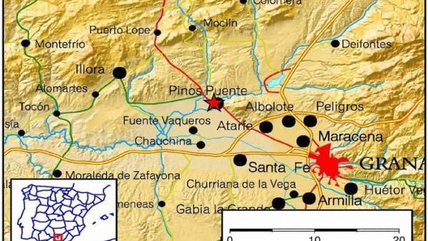 Seismos de baja intensidad en el área metropolitana de Granada Seismos de baja intensidad en el área metropolitana de Granada