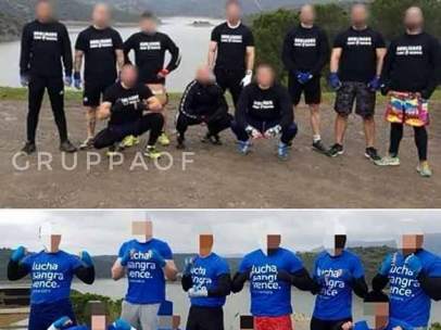 Ultras del Real Madrid y del Málaga