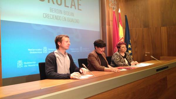 Lakasta, Solana y Mayo en la rueda de prensa Lakasta, Solana y Mayo en la rueda de prensa