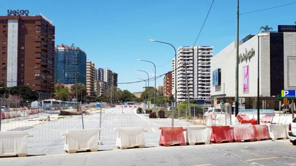 Obras metro de Málaga Obras metro de Málaga