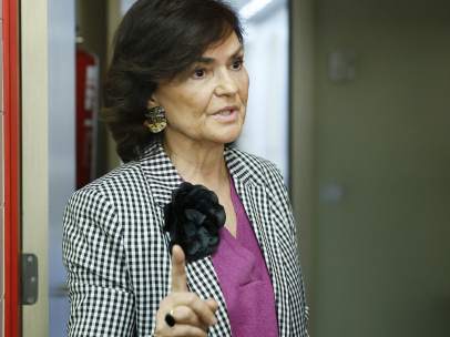 La secretaria de Igualdad y número cuatro del PSOE, Carmen Calvo.