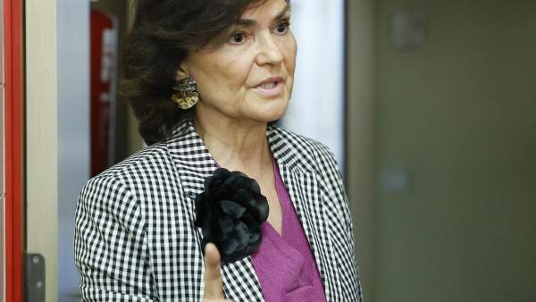 La secretaria de Igualdad y número cuatro del PSOE, Carmen Calvo. La secretaria de Igualdad y número cuatro del PSOE, Carmen Calvo.